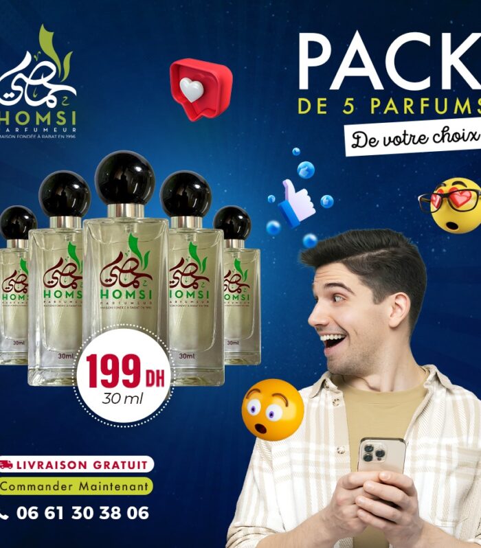 Pack de 5 Parfums 30 ml