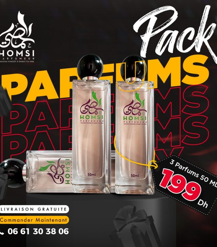 Pack de 3 Parfums 50 ml