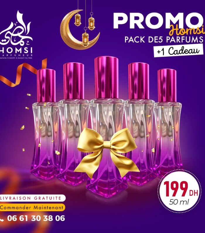 Pack de 5 parfums